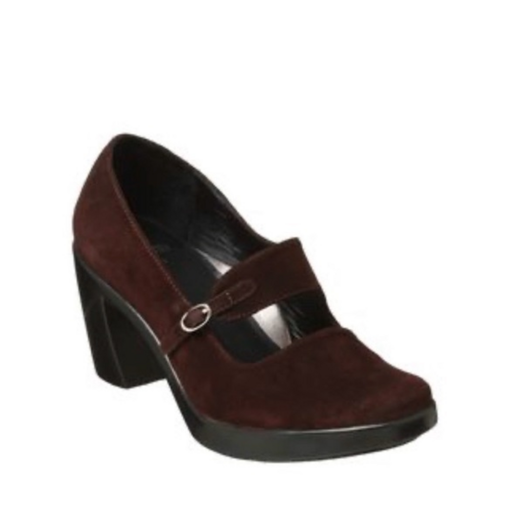 Dansko Tara Suede Mary Jane‎ Block Heels